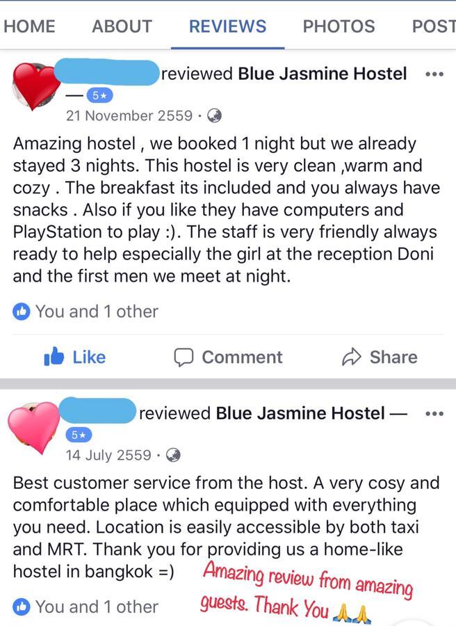 Blue Jasmine Hostel Bangkok Exterior foto